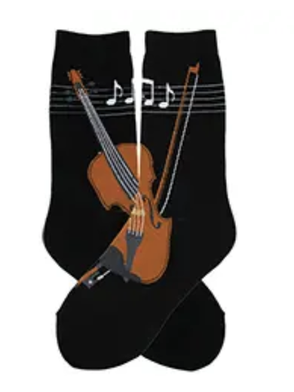 Women's Sock Strings Black/Brown 6932