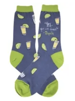 Women's Sock You can Dance Tequila Blue/Green 6970