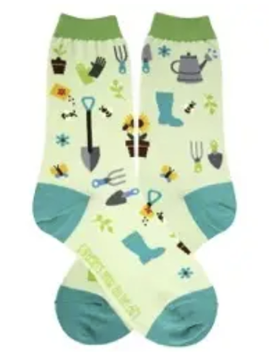 Women's Sock Garden Light Green 6972