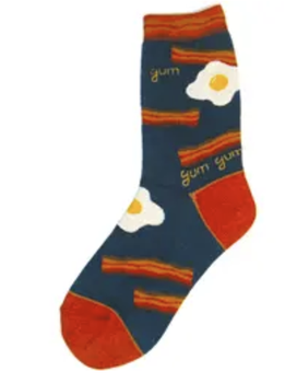 Women's Sock - Bacon & Eggs - 6775
