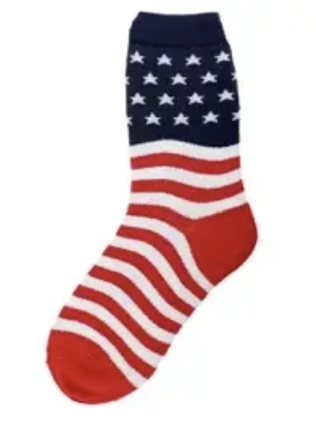 Women's Sock - American Flag