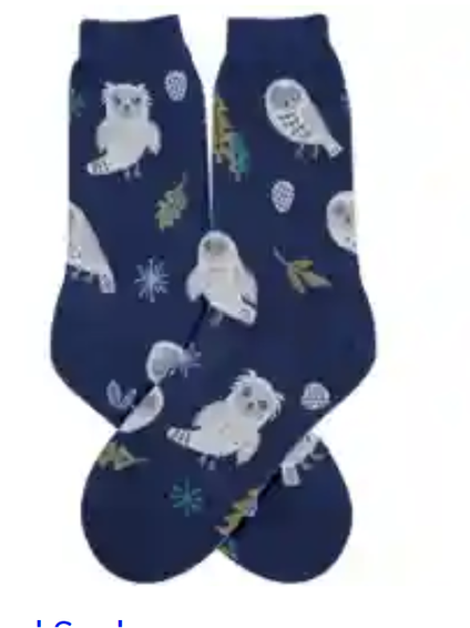 Women's Sock - Owl - 7130