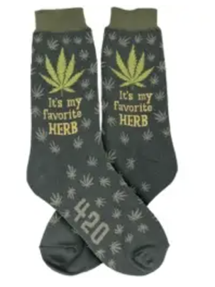 Women's Sock - My favorite Herb - 7055