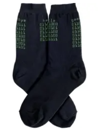 Women's Sock - Binary code - 7100
