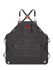 Apron Heavy Duty Duck Canvas - Black