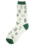 Mens Socks - Money Symbols #6963M