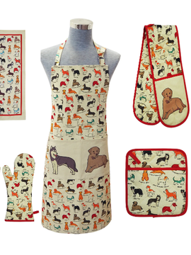 Apron Dogs Cream Cotton