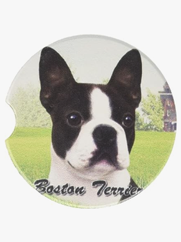 Car Coaster Boston Terrier Dog 231-76