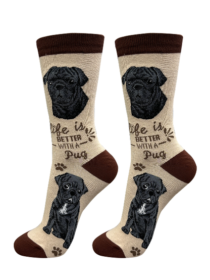 Socks Pug (Black) Dog 840-32