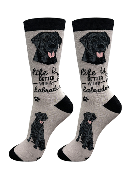 Socks Labrador Dog Black 840-21