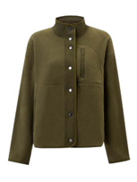 Jacket Snap / Zipper Pocket Soft Fleece Women's Cypress 24F35-CYP