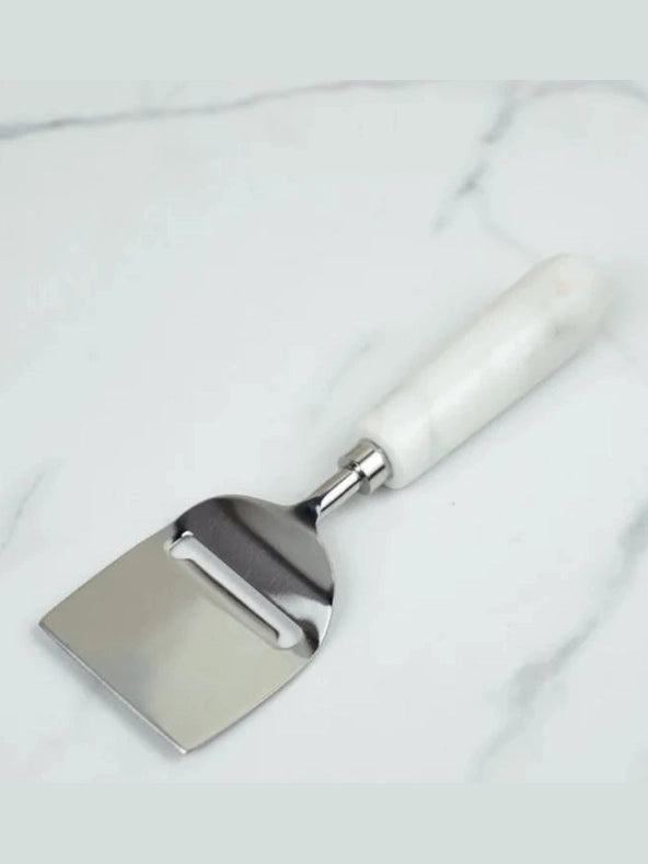 Cheese Knife/Scraper White Marble Handle PDKR019