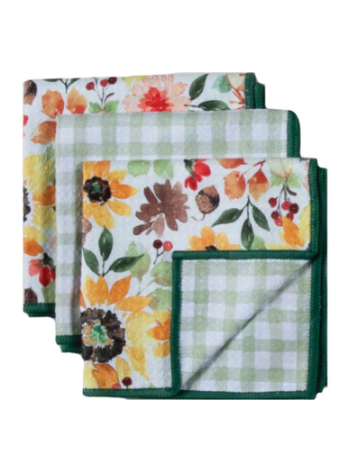 Earth Cloth Fruits & Florals Eco 3 Pk r8628