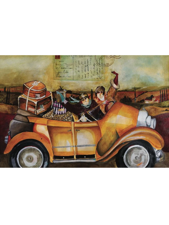 Hart-Puzzle Road Trip To France 1000Pc 24 x 30" Hp071