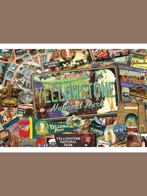Puzzle Yellowstone National Park1000Pc 24 x 30" Hp080