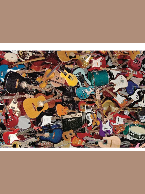 Puzzle Boomer's Garage Band 1000Pc 24 x 30" Hp812