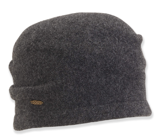 Hat Grey Wool Turban Women's-AD1348A