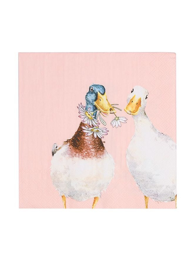 Paper Cocktail Napkins - K044 - Daisy Goes By Duck