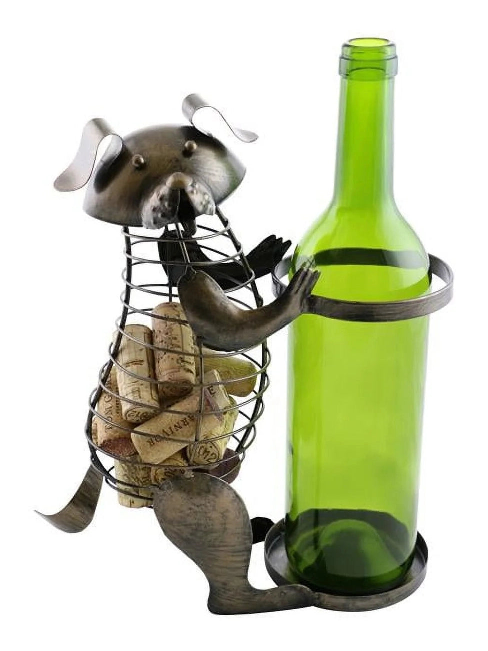 Bottle Holder 11" Dog Bottle And Cork Holder Zl700