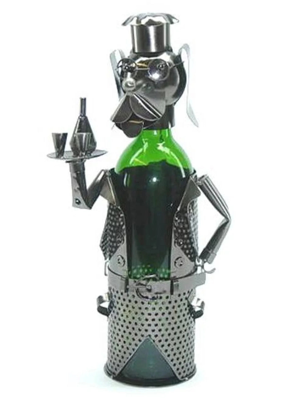 Bottle Holder Dog Waiter Metal Zb680