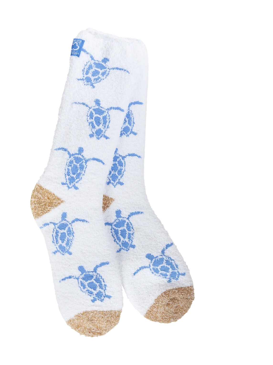 Sock Turtle 942 White/Blue Women's 75971
