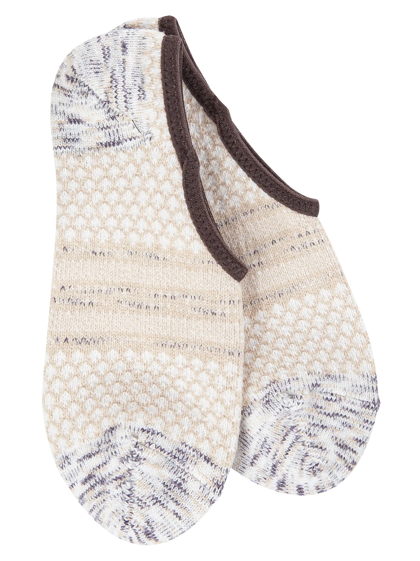 Footie Cookie Dough Multi 118 Women's Size 6-11 75652