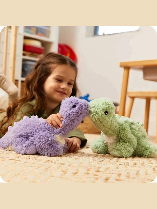 Warmies Green Long Neck Dinosaur - Heatable Stuffed Animals
