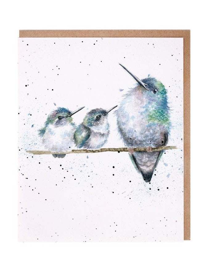 Card Acs165 Spread Your Wings Hummingbirds