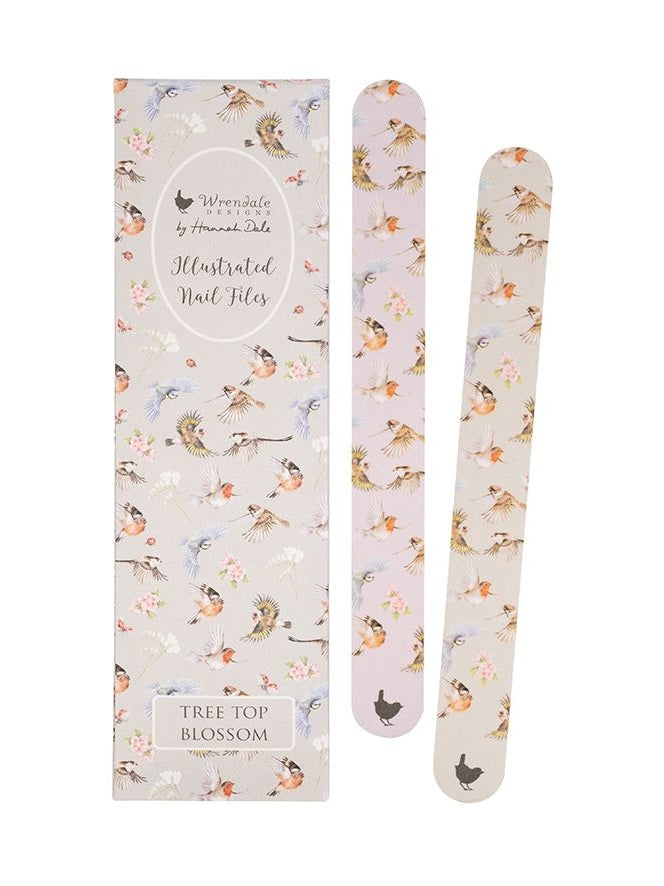 Nail File Set NAIL005 Tree Top Blossom - Birds