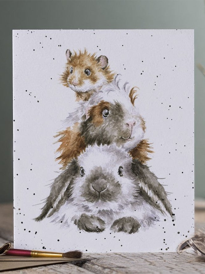 Card - ACS159 - Piggy in the Middle - Blank Inside