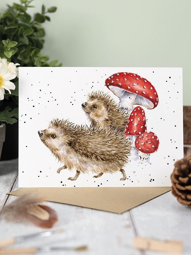 Card Acs200 A Prickly Adventure Porcipine/Mushroom