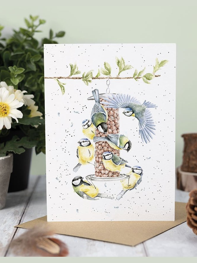 Card - ACS206 - Bon Apetit - Sparrows Blank Inside