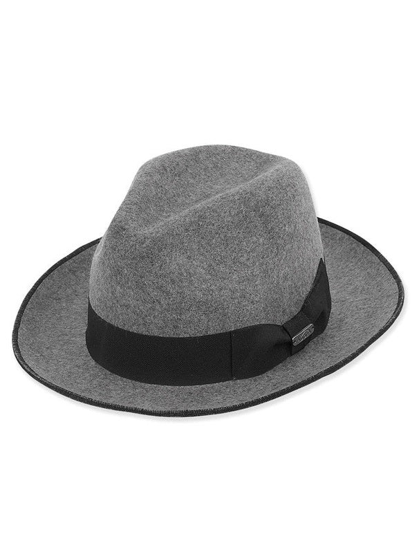 Hat Adora Grey /Black Bow 2.25" Brim Women's Ad1028a