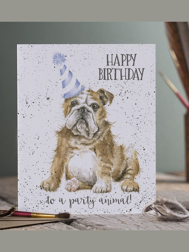 Card - AOC002 Happy Birthday- Smile Dog