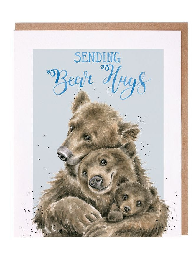 Card Apac019 Bear Hugs Bears