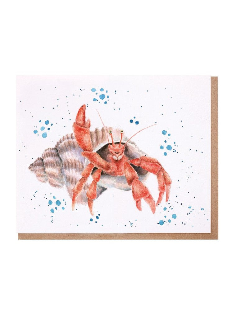 Card Az027 The Happy Crab Crab Blank Inside