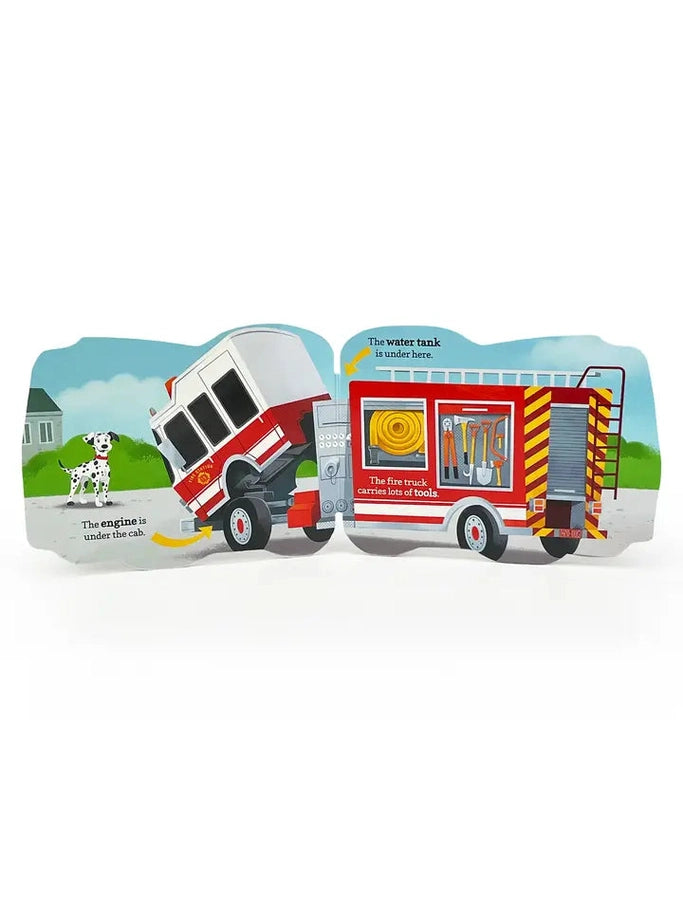 Book How A Fire Truck Works Board Book Children's 391322