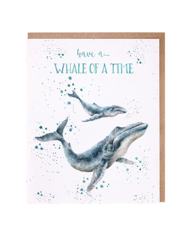 Card - AOC146 Have a whale of a time - Happy Birthday