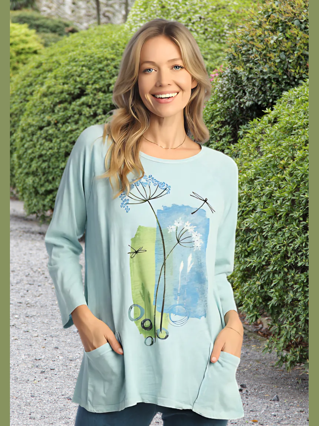 M12-1930 Tunic w/ 2 Pockets - Mint