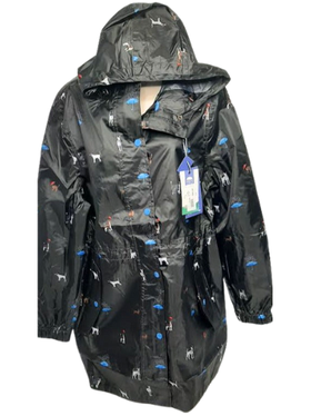 Joules black raining dogs hotsell