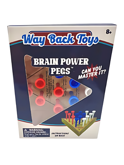 Games Wooden Peg Game Brain Power Pegs cg0348