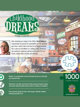 Puzzle 1000 Pc Child Hood Dreams Wayne's Garage 72127
