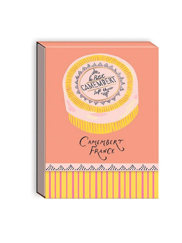 3 x 4 Note Pad Sip And Savor Camembert 30311