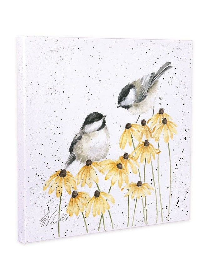 Canvas Art My Sweet Chickadee Sparrows 8x8" Cans-cs181