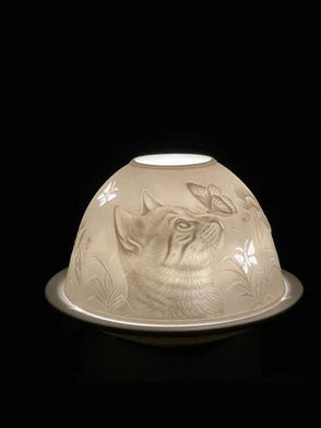 Light Dome Cat Porcelain Ld011