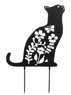 Cat Metal Yard Decor /Wall Hanger Cb186944