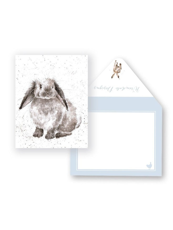 Gift Enclosure Card -GE010 - Rosie Flop Ear Bunny