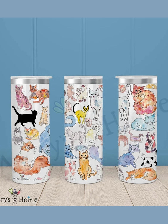 Tumbler Adorable Cats 20oz sktmd07