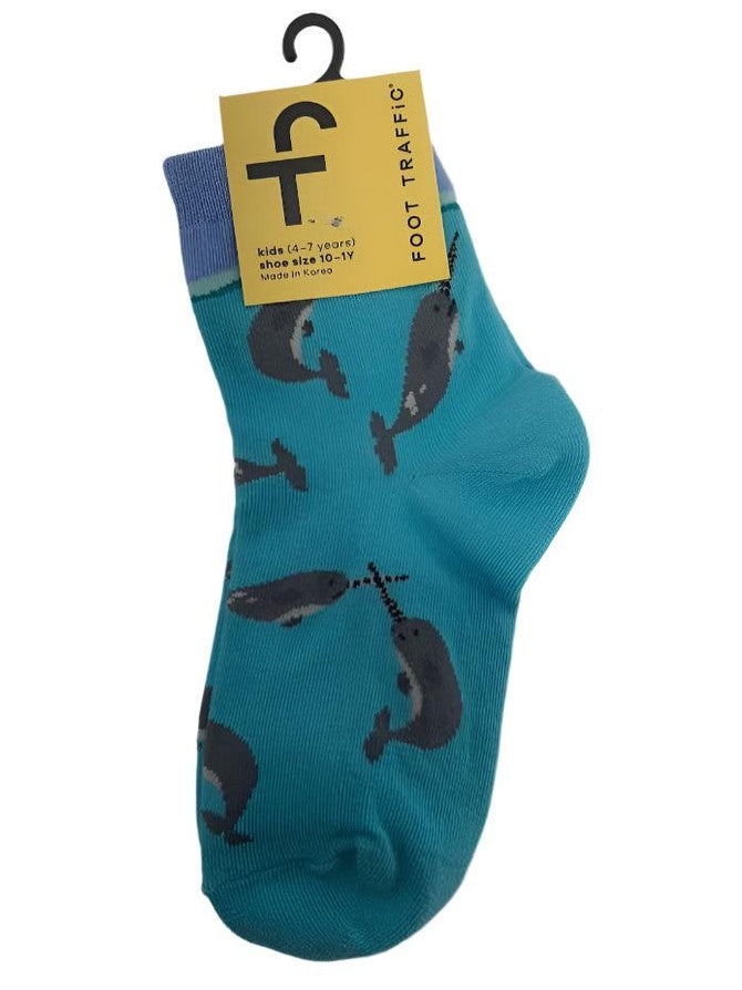 Kid's Socks Two Sizes available Blue Dolphin 6873K