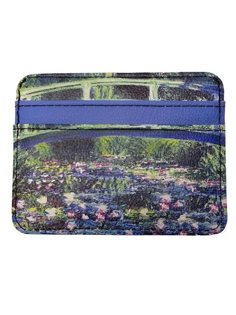 Slim Rfid Wallet - Monet Water Lily Bridge-82003